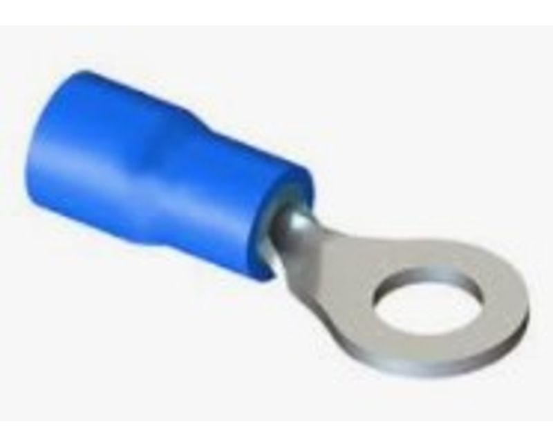 Terminal Olhal Pré-Isolado F=4Mm 14-16Awg Azul 880201 - Magnet