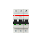 Disjuntor Mini Tripolar 10A 230/400V Curv C 6KA S203C10 ABB