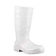 Bota Profissional PVC Branca Cano Longo Com Forro Biqueira Aço 85BPL200 Tamanho 44 CA 35223 Bracol