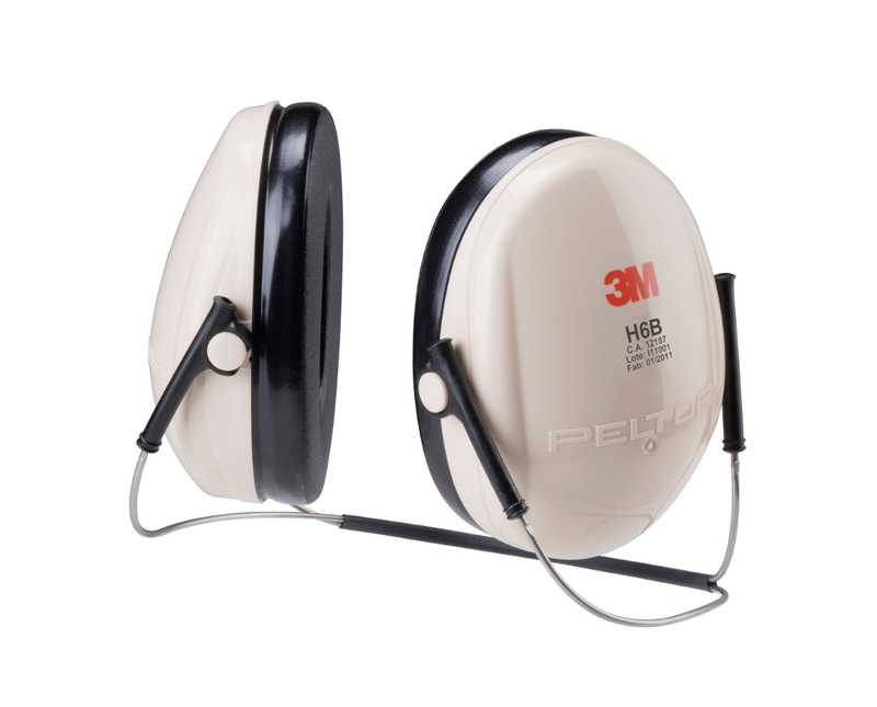 Abafador Peltor Branco H6B 3M - Laterais