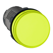 Sinalizador LED Plástico Amarelo 22mm 24VCA/CC XA2EVB8LC Schneider