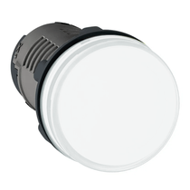 Sinalizador Monobloco Plástico Branco 24VCC XA2EVB1LC Schneider