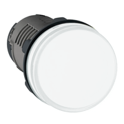 Sinalizador Monobloco Plástico Branco 22mm 220VCA XA2EVM1LC Schneider