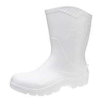 Bota Frigorifico PVC Branca Cano Médio Com Forro Biqueira Aço F.Total 100AWORKFCMBRATamanho 35/36 CA 40651 Marluvas
