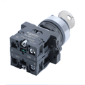 Comutador Com Chave com 2 Posições Cromado 22mm  Schneider - Imagem apresentando a parte de tras do produto e suas caracteristicas