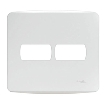 Placa 4X4 2 Postos Separados Miluz S3B77420 Schneider