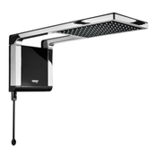 Chuveiro 7800 W 220v Preto/Cromado - ACQUA STORM ULTRA 7510054 - Lorenzetti
