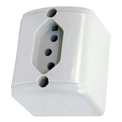 Tomada-Predial-Sobrepor-2-Polos---Terra-10a-250v-Lorenzetti-|-Dimensional---Produto-posicionado-na-vertical.-