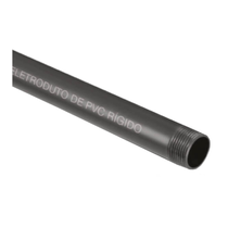Eletroduto Rígido PVC Preto BSP 1/2" 3m - JS HIDRAULICA
