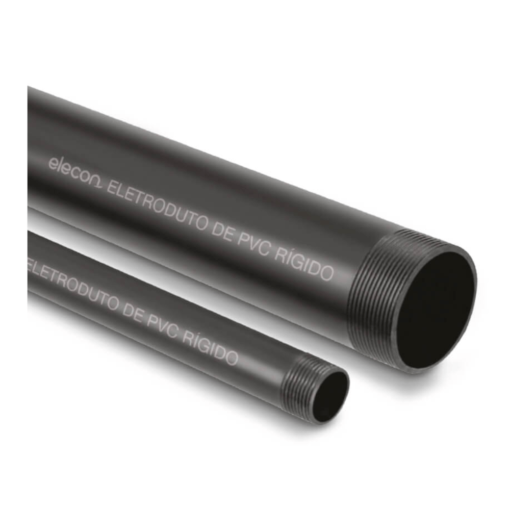 Eletroduto Rígido Não Metálico Pvc Preto Bsp 1/2