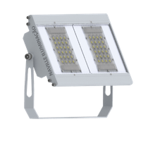 Refletor de LED Cinza Sobrepor IP66 100W 220-240V 5000K Protetor Surto 10Kv EZL1008100CPS Naville
