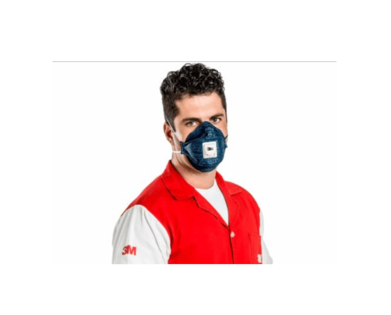 Respirador Descartável Aura 9322 PFF 2 (S) Azul com Válvula - No Rosto