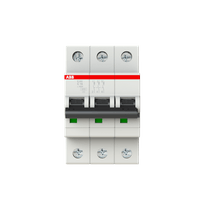 Disjuntor Mini Tripolar 16A 230/400V Curv C 6KA S200 S203C16 ABB