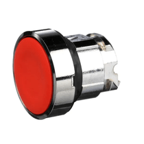 Front Bot Red Met Vermelho F22Mm Pulso/Soco ZB4BA4 Schneider