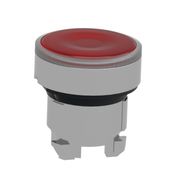 Frontal Botão Comando Iluminado Redondo Metálico Vermelho 22 Mm Schneider