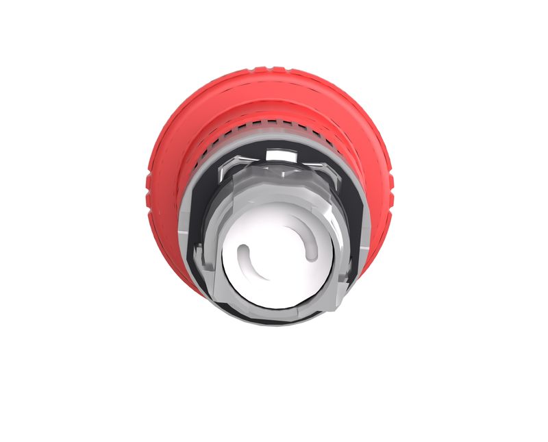Cabeçote para Botão de Emergencia 22MM Metalico Cogumelo 40Mm Vermelho ZB4BS844 - Schneider - Imagem ilustrativa - Ampliado na posição traseira