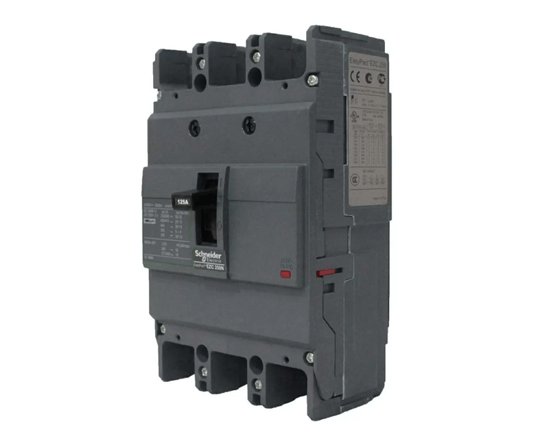 Disjuntor Caixa Moldada Tripolar Térmico/Magnético Fixos 550VCA