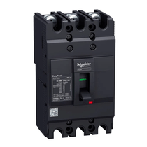 Disjuntor Caixa Moldada Tripolar Térmico/Magnético Fixos 380VCA 100A 30KA Easypact Ezc100H3080 Schneider