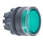 Cabeçote para Botão Luminoso Redondo Verde 22Mm ZB5AW333- Schneider