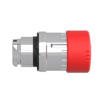 Frontal Botao Comando Cogumelo 30 Mm Metalico Vermelho 22 Mm ZB4BS834 Schneider