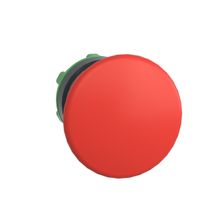 Frontal Botão Comando Cogumelo 40 mm Vermelho 22 mm ZB5AC4 Schneider