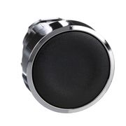 Frontal Botão Comando Redondo Metálico Preto 22 Mm ZB4BA2 Schneider