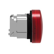 Frontal Sinaleiro Comando Redondo Metalico Vermelho 22 Mm ZB4BV043 Schneider