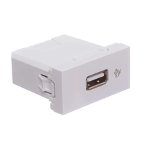 Módulo Tomada Carregador USB Embutida Branco 1 Módulo Orion S70547004 Schneider
