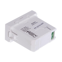 Módulo Tomada Carregador USB Embutida Branco 1 Módulo Orion | Diagonal direita da região traseira do produto