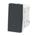 Módulo Pulsador Universal 10A 250V Orion S70110694 Schneider | Diagonal esquerda do produto em posição vertical