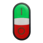 Botão Duplo Verde e Vermelho 22mm 230V 1NA+1NF Impulso CSWBD110000003V WEG