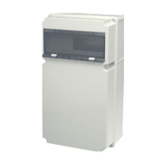 Quadro Distribuição Disjuntor Plástico Branca Sobrepor Din 12 265 x 493 x 177 mm S1812GMD Steck