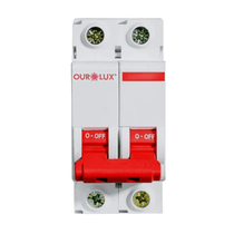 Disjuntor Mini Bipolar 100A 220/400VCA C 6KA Pe 26076 Ourolux