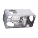 Condulete Metálico X 1" BSP Sem Tampa Sem Pintura Tramontina - Imagem na horizontal, abertura para baixo