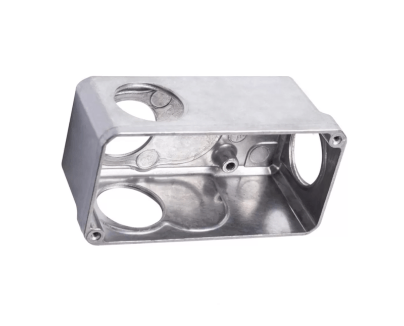 Condulete Metálico X 1" BSP Sem Tampa Sem Pintura Tramontina - Imagem na horizontal, abertura para baixo