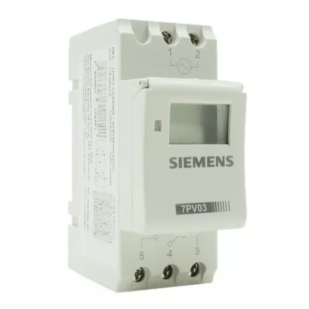 Programador Horário Digital 220vca Siemens Dimensional Dimensional 1575