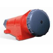 Tomada Industrial Não Metálica Sobrepor Fêmea Tripolar Terra 32A 380/440V Vermelha S4206W Steck