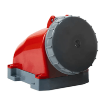 Tomada Industrial Não Metálica Sobrepor Fêmea 3 Polos + Terra 16 A 380/440 V Vermelha S4006W Steck