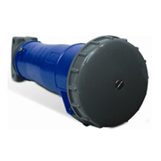 Tomada Industrial Não Metálica Extensão (Móvel/Acoplamento) Fêmea Bipolar Terra 16A 220/240V Azul S3056W Steck