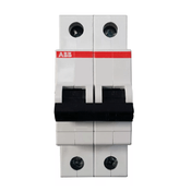 Disjuntor Bipolar 25A 230/400V Curva C 6KA S200 S202C25 ABB