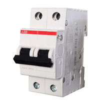 Disjuntor Bipolar 25A 230/400V Curva C 6KA S200 S202C25 ABB