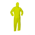 Macacão Tnt Amarelo Com Capa e Zíper Tamanho M MICROCHEM3000 Ansell | Imagem ilustrativa - Posição frontal virado para esquerda