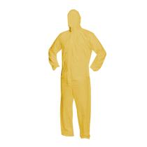 Macacao Tnt Amarelo Com Capuz Tamanho GG MICROCHEM300,0 Ansell