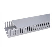 Canaleta Recortada Aberta Pvc Cinza Com Tampa 70 Mm  11812742 Hellermann