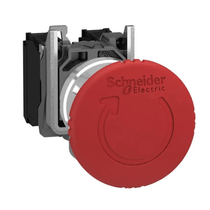 Botão Metálico Cogumelo 40mm Vermelho XB4BT842 Schneider