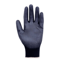 Luva Proteção Mecânica Poliamida Poliuretano Preta Elástico Tátil 103118007 Tamanho 8/M CA 30916 Volk