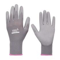 Luva Proteção Mecânica Poliamida/Poliuretano Cinza Punho Elástico Tátil 10.31.180.09 Tamanho 9/G CA 30511 Volk