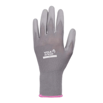Luva Proteção Mecânica Poliamida/Poliuretano Cinza Punho Elástico Tátil 10.31.180.09 Tamanho 9/G CA 30511 Volk