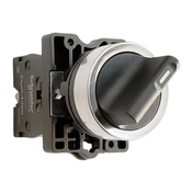 Comutador Knob Curto 3 Posições Preto 22mm 45 Graus XB5AD33 Schneider