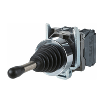 Manipulador Comando 3 Posições Retorno Ao Zero Cromado 22mm XD4PA22 Schneider